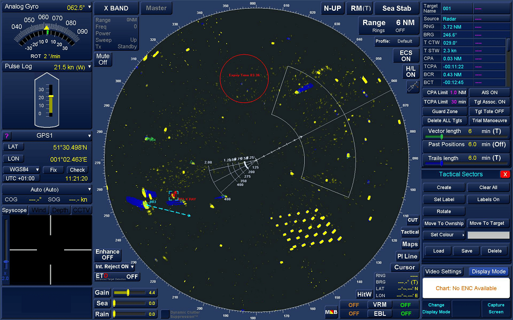 Helicopter Approach Feature Shown On Radar Display-min