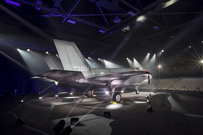 Lockheed Martin Fort Worth Texas Photo by Alexander H Groves   Requesters: Susan Turner  Lori Jones  Becky Vance   Korean F-35 Rollout Ceremony March 28, 2018   03-27-18   Fort Worth, Texas   Air Force Plant 4   Hanger 8   Building 8  AW-1   AW-01   Republic of Korea   ROK  Republic of Korea Air Force   ROKAF   First Korean F-35   Joint Strike Fighter   JSF    Korean F-35 rollout ceremony set up  18-06011    03_27_18