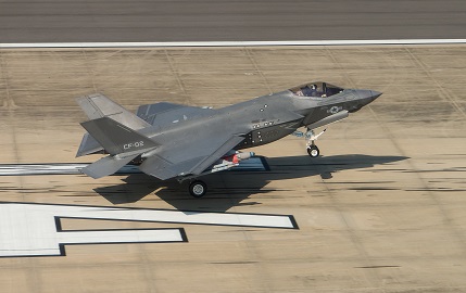 CF-02 Flt 596 piloted by Mr Peter Wilson flies the final System Development and Demonstration (SDD) test flight for the F-35. The was flwon from NAS Patuxent River, MD on 11 April 2018