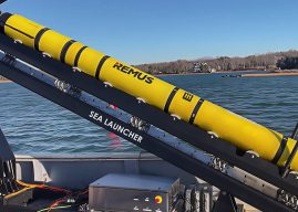 HII Successfully Demonstrates Sea Launcher, Ship-Based Automated Launch and Recovery of REMUS Autonomous Underwater Vehicle