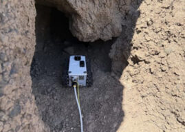 La Trobe-built burrow robot deployed in Türkiye for Noah’s Ark site survey